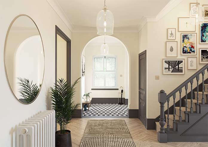 Kensington, Off White - Tier on Tier Twist&Fit Plantation Shutter - Image 9